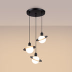 Pendelleuchte HYPERION 3P Schwarz Sollux Lighting
