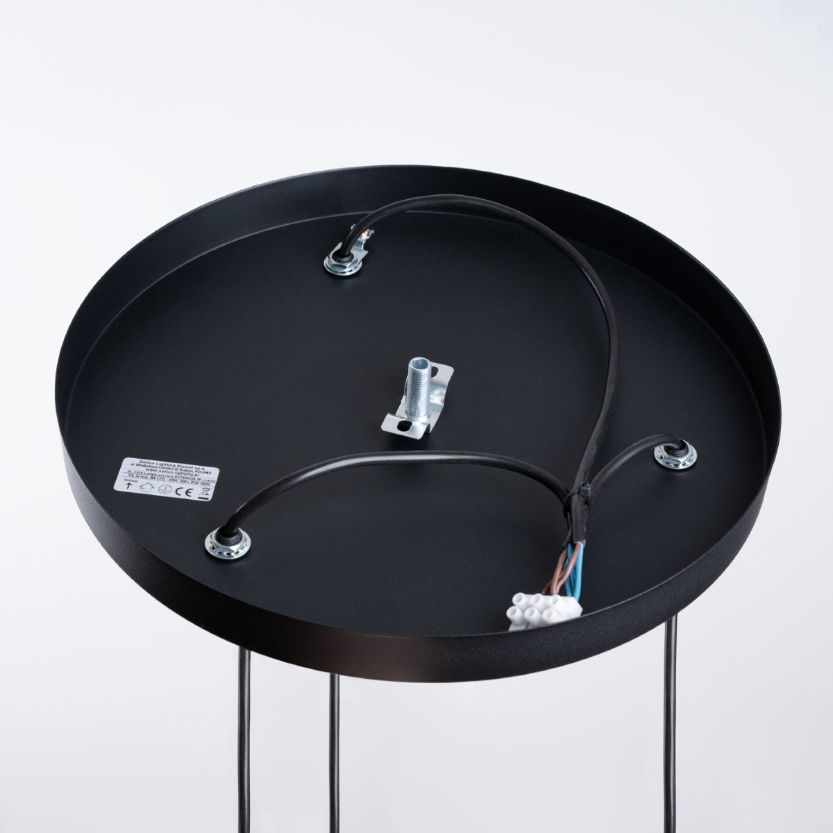 Pendelleuchte HYPERION 3P Schwarz Sollux Lighting