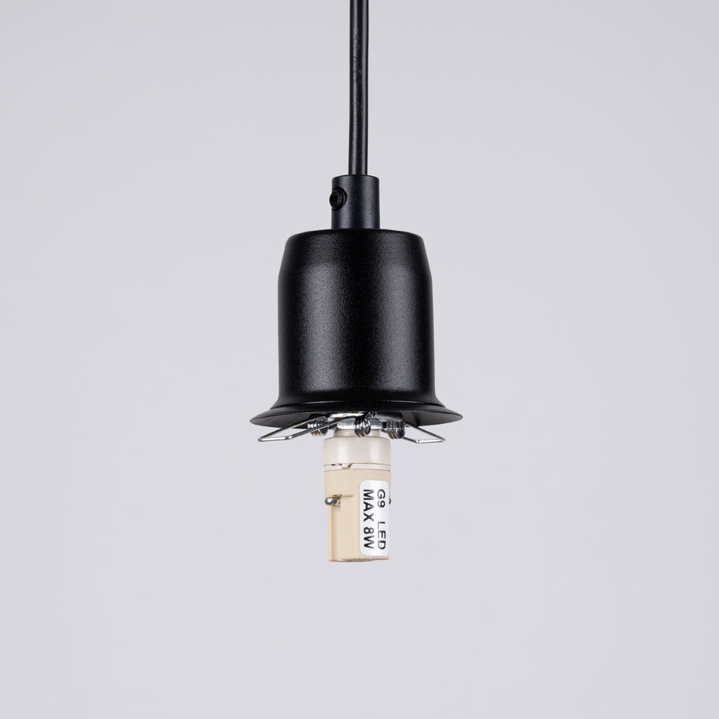 Pendelleuchte HYPERION 3P Schwarz Sollux Lighting