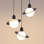 Pendelleuchte HYPERION 3P Schwarz Sollux Lighting