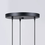 Pendelleuchte HYPERION 3P Schwarz Sollux Lighting
