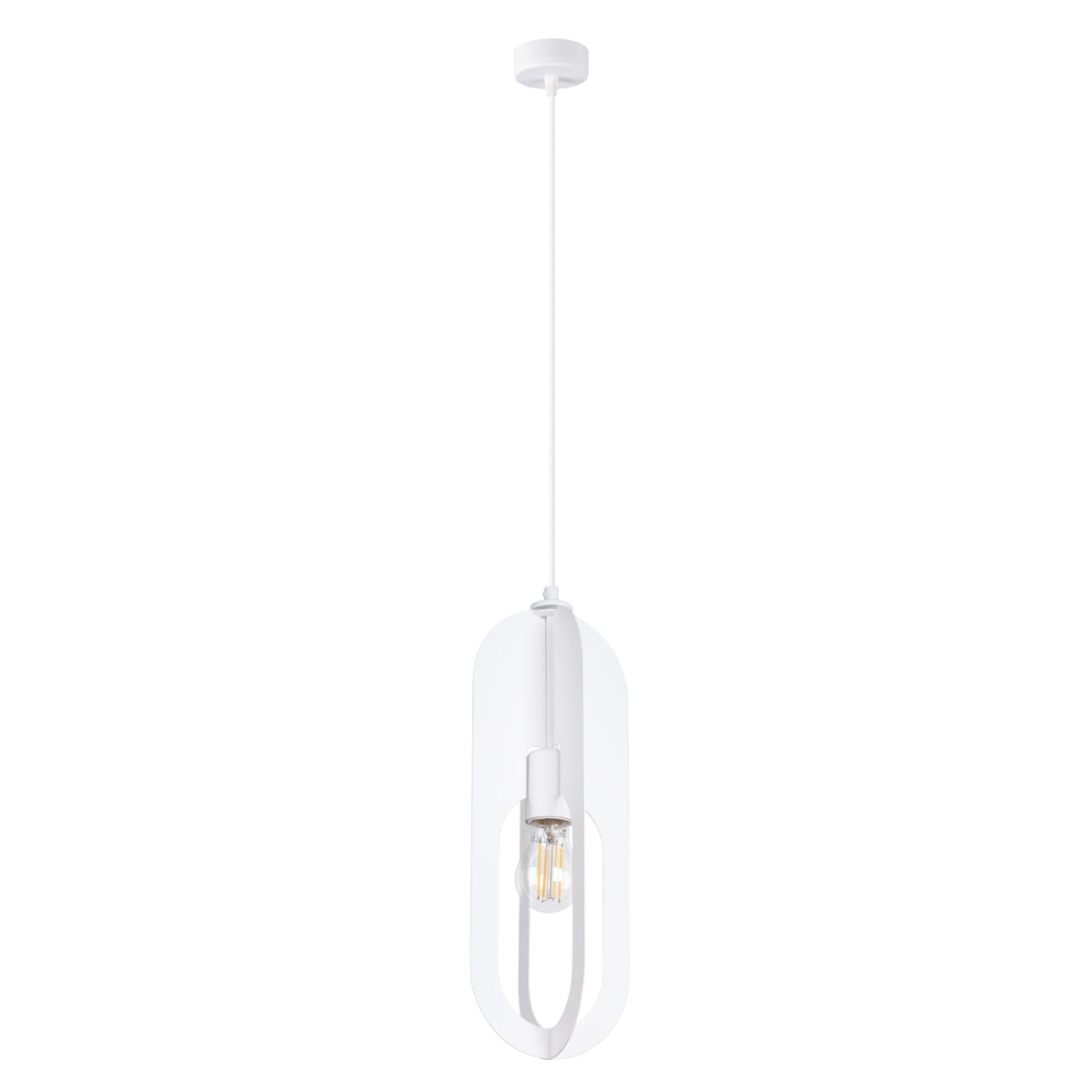 Pendelleuchte NICUS 1 Weiß Sollux Lighting