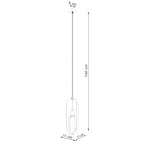 Pendelleuchte NICUS 1 Weiß Sollux Lighting