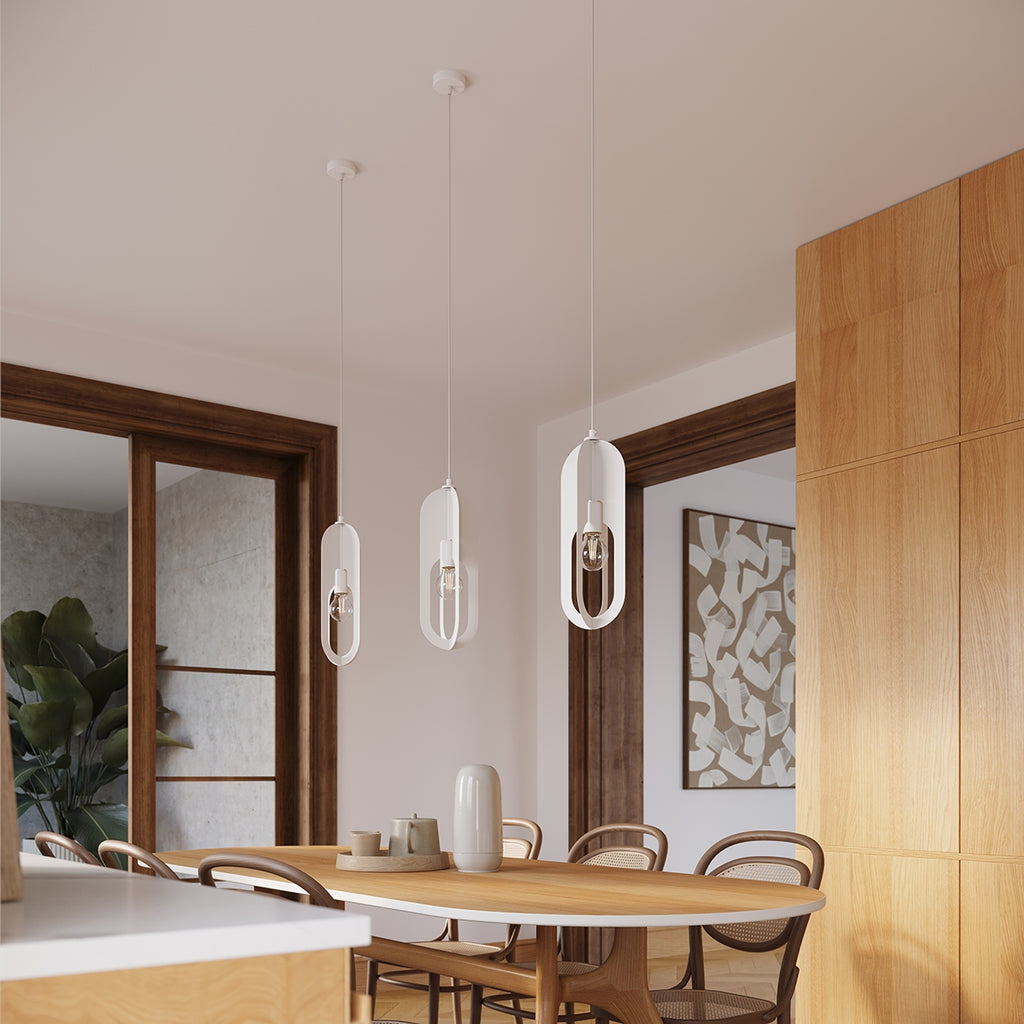 Pendelleuchte NICUS 1 Weiß Sollux Lighting
