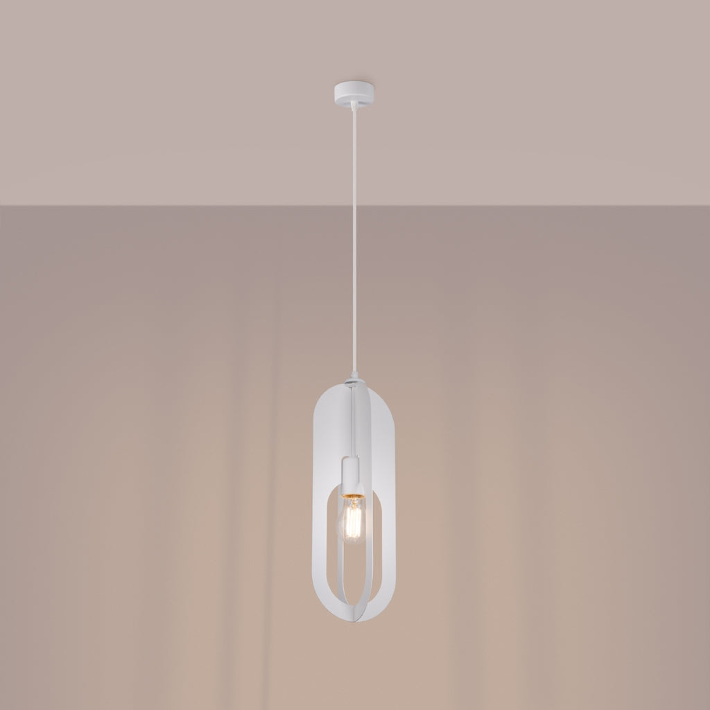 Pendelleuchte NICUS 1 Weiß Sollux Lighting