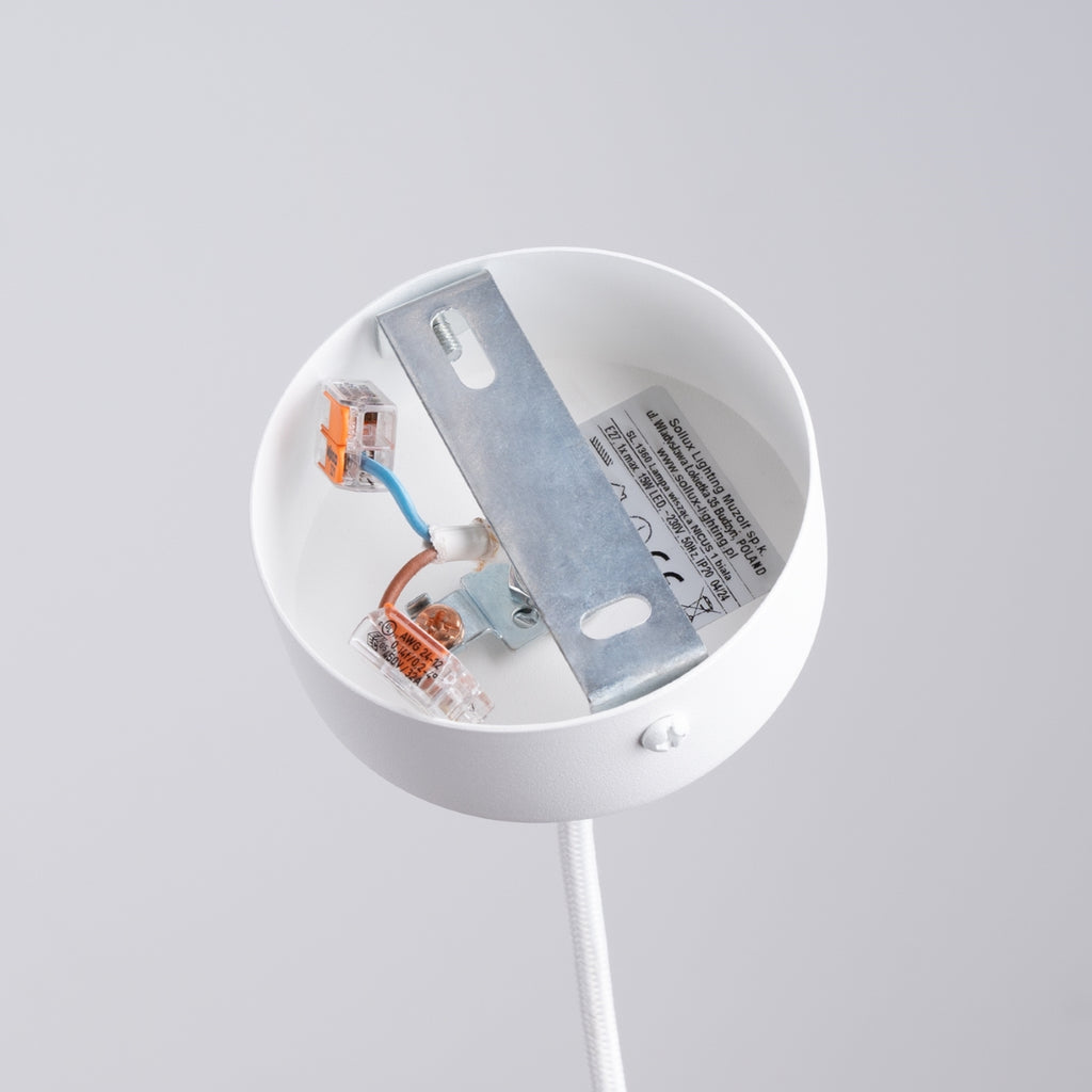 Pendelleuchte NICUS 1 Weiß Sollux Lighting