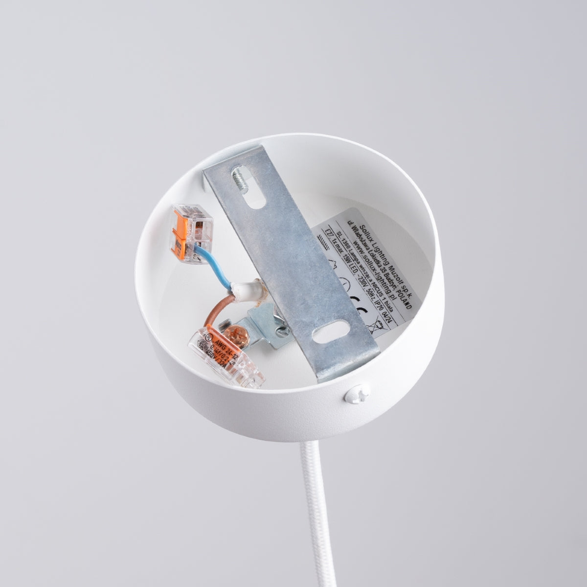 Pendelleuchte NICUS 1 Weiß Sollux Lighting