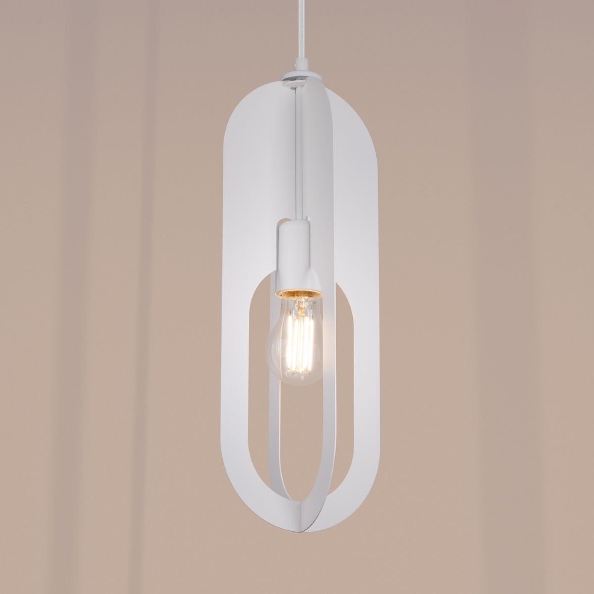 Pendelleuchte NICUS 1 Weiß Sollux Lighting