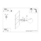Wandleuchte GLOBE beton Sollux Lighting