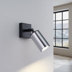 Wandleuchte WINX schwarz & chrom Sollux Lighting