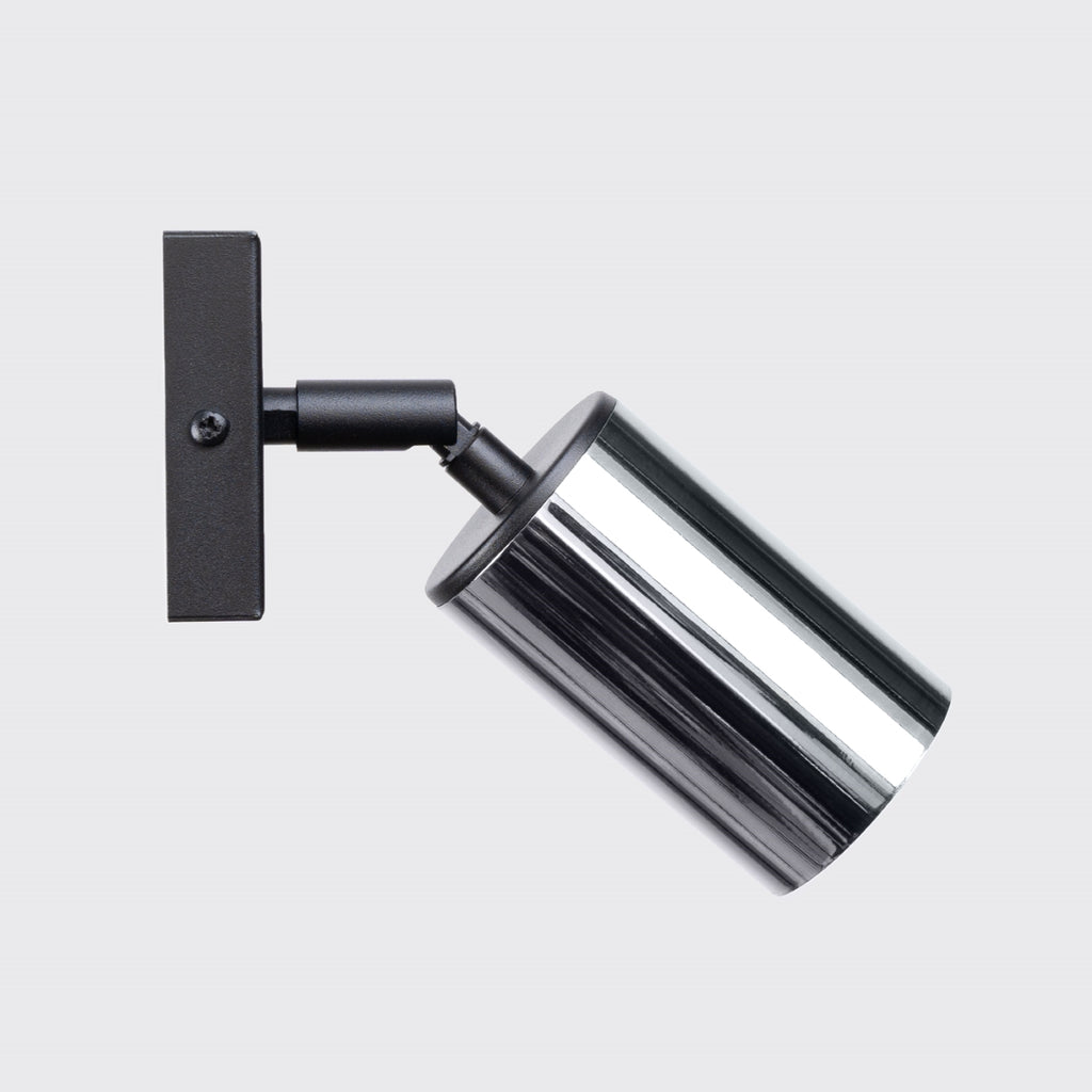 Wandleuchte WINX schwarz & chrom Sollux Lighting