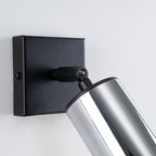 Wandleuchte WINX schwarz & chrom Sollux Lighting