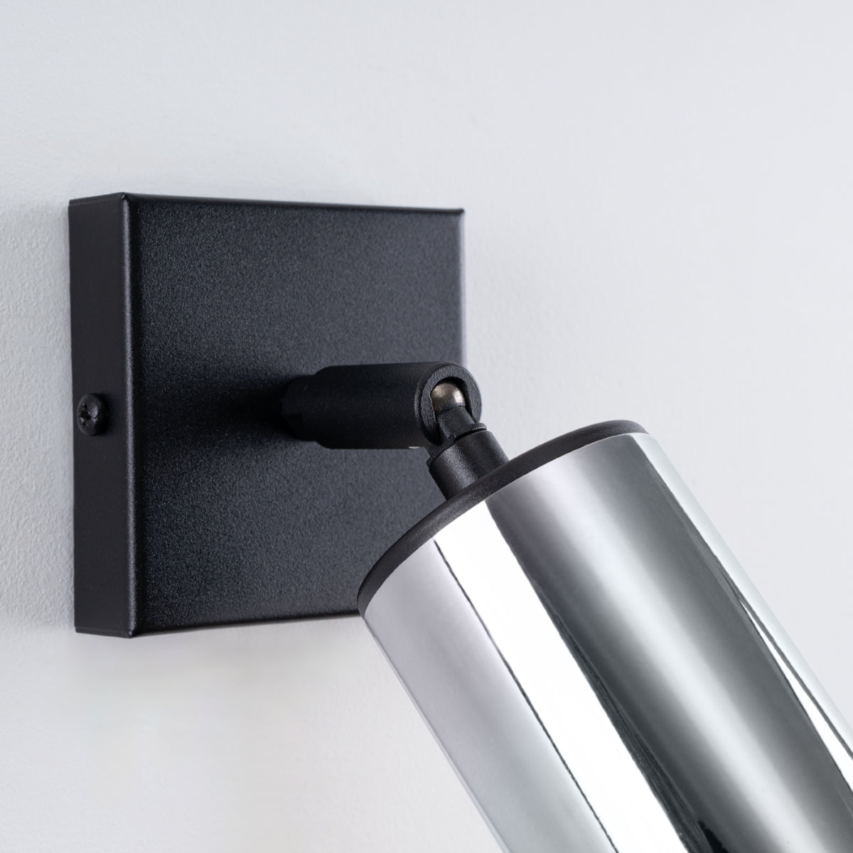Wandleuchte WINX schwarz & chrom Sollux Lighting