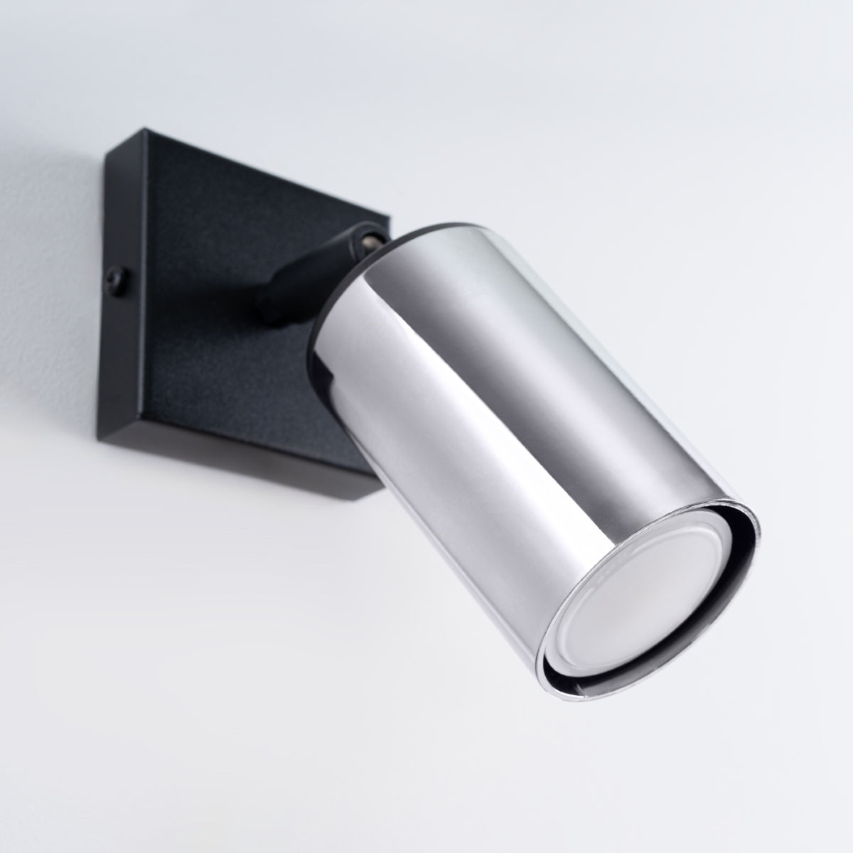Wandleuchte WINX schwarz & chrom Sollux Lighting