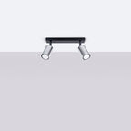 Deckenleuchte - Spot - Strahler WINX 2 schwarz & chrom Sollux Lighting