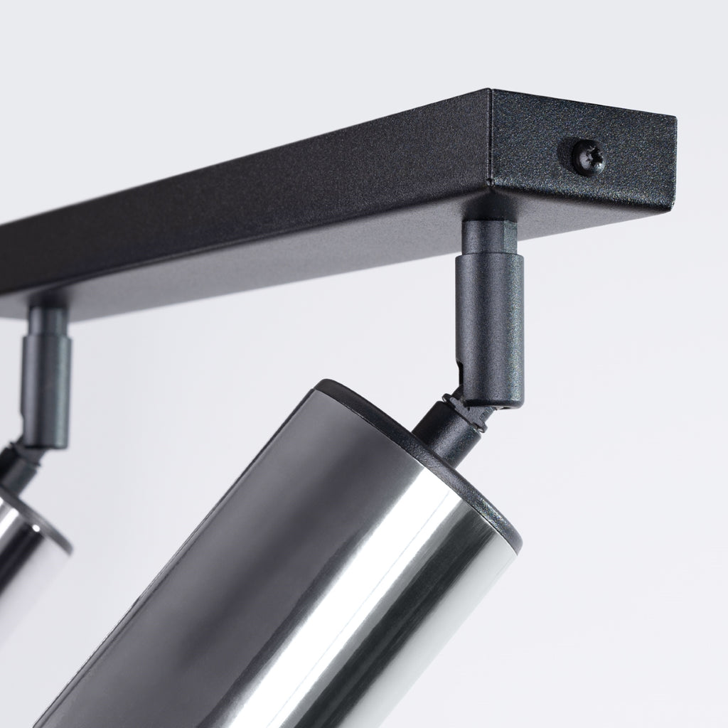 Deckenleuchte - Spot - Strahler WINX 2 schwarz & chrom Sollux Lighting