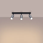 Deckenleuchte - Spot - Strahler WINX 3 schwarz & chrom Sollux Lighting