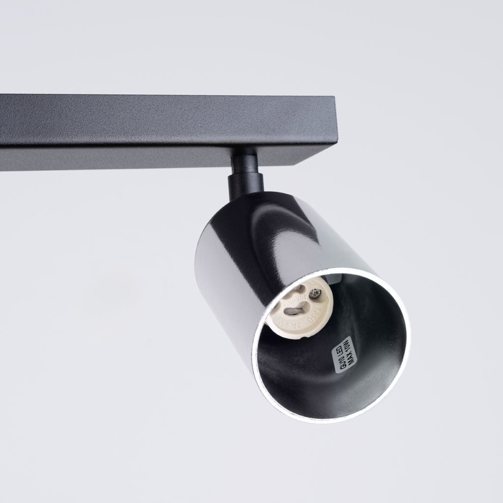 Deckenleuchte - Spot - Strahler WINX 3 schwarz & chrom Sollux Lighting