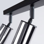 Deckenleuchte - Spot - Strahler WINX 3 schwarz & chrom Sollux Lighting