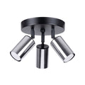 Deckenleuchte - Spot - Strahler WINX 3P schwarz & chrom Sollux Lighting