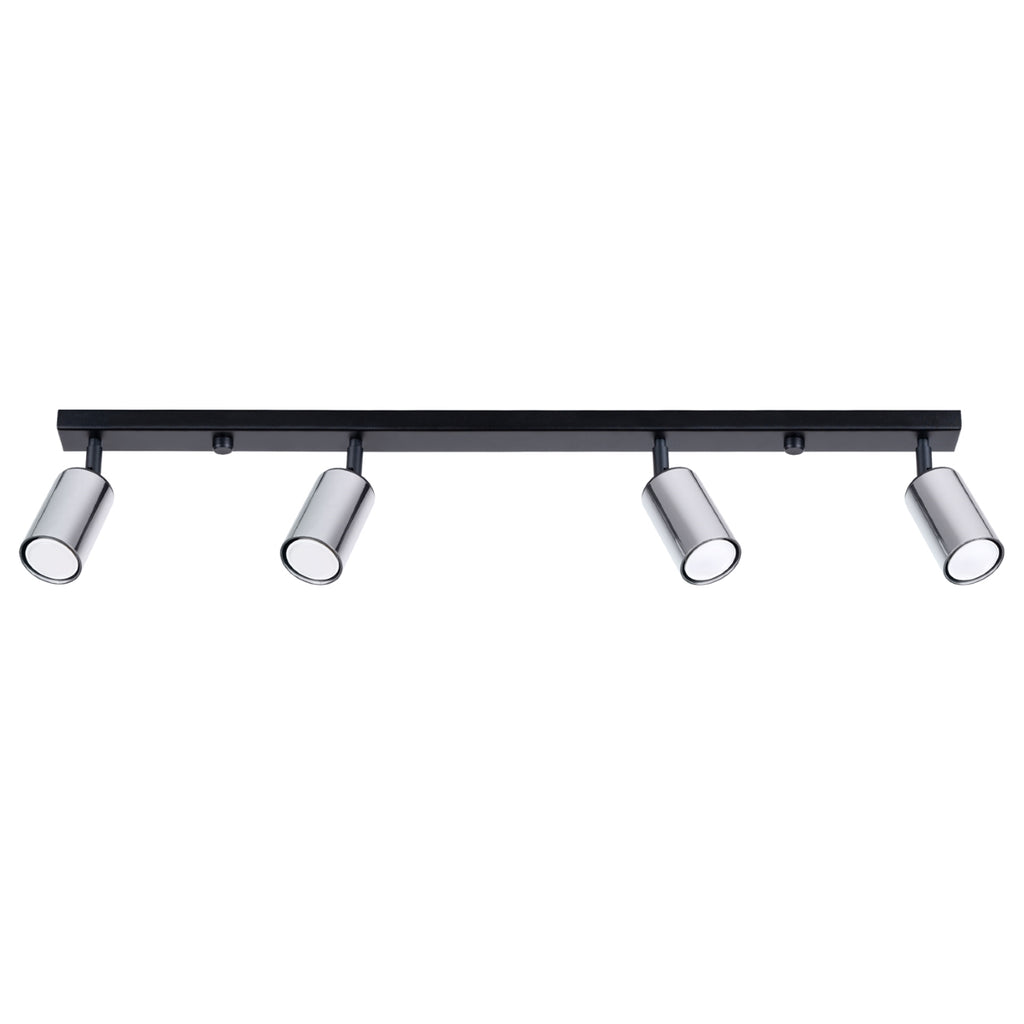 Deckenleuchte - Spot - Strahler WINX 4L schwarz & chrom Sollux Lighting