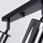 Deckenleuchte - Spot - Strahler WINX 4L schwarz & chrom Sollux Lighting