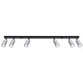Deckenleuchte - Spot - Strahler WINX 6L schwarz & chrom Sollux Lighting