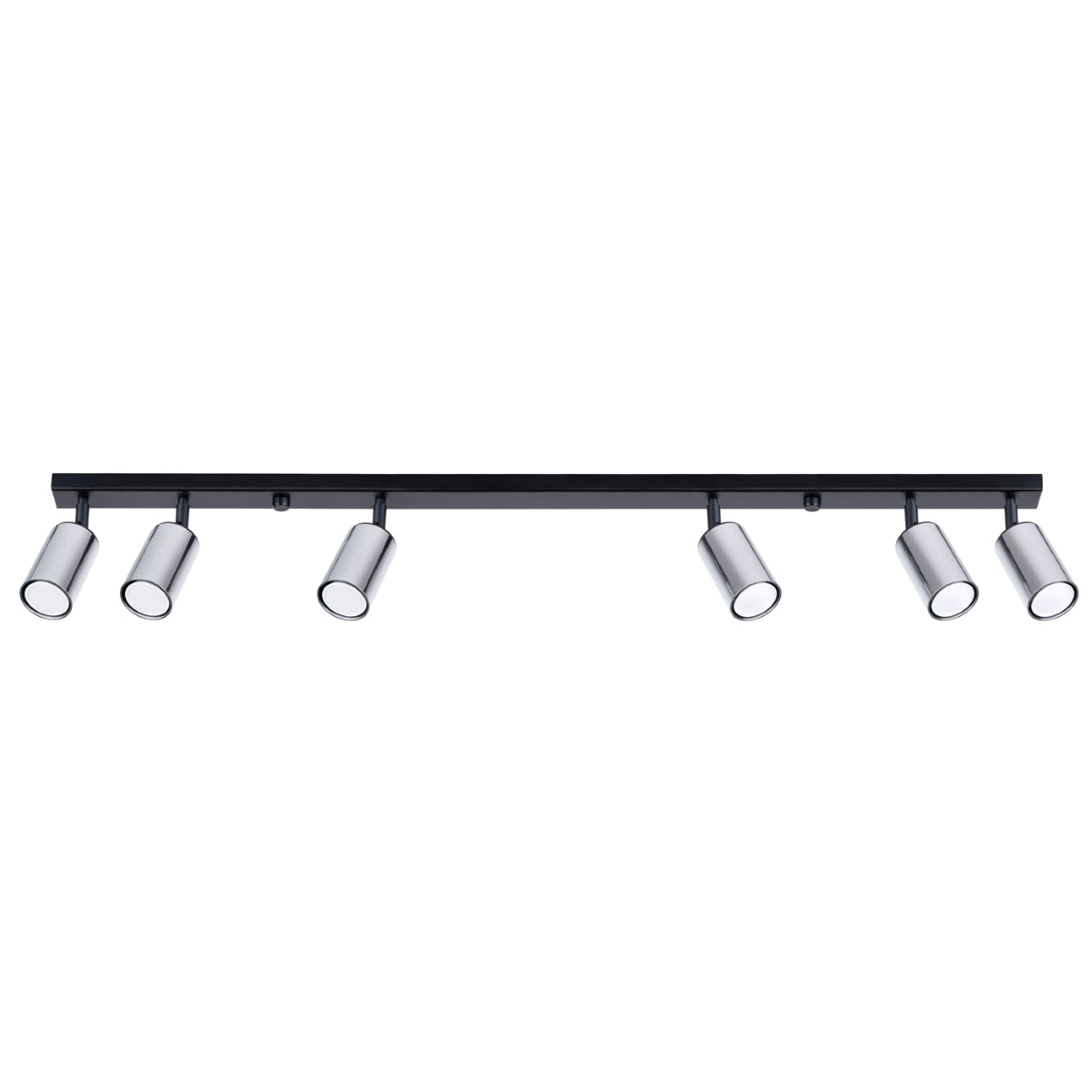 Deckenleuchte - Spot - Strahler WINX 6L schwarz & chrom Sollux Lighting