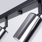 Deckenleuchte - Spot - Strahler WINX 6L schwarz & chrom Sollux Lighting