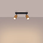Deckenleuchte - Spot - Strahler WINX 2 schwarz & kupfer Sollux Lighting