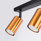 Deckenleuchte - Spot - Strahler WINX 2 schwarz & kupfer Sollux Lighting