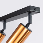 Deckenleuchte - Spot - Strahler WINX 2 schwarz & kupfer Sollux Lighting