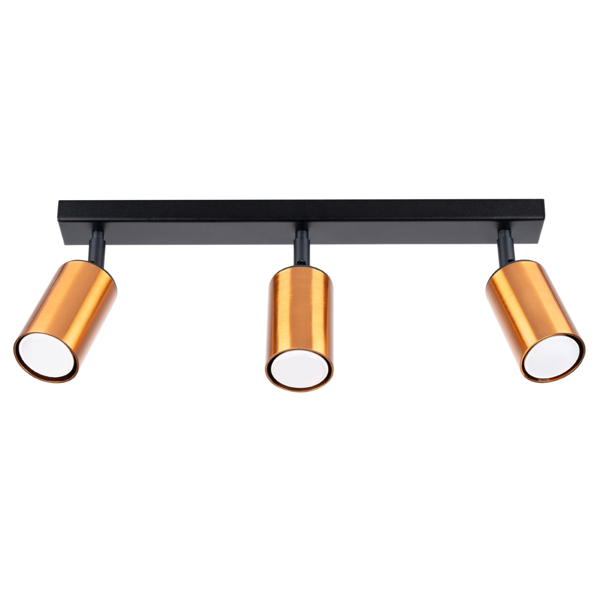 Deckenleuchte - Spot - Strahler WINX 3 schwarz & kupfer Sollux Lighting