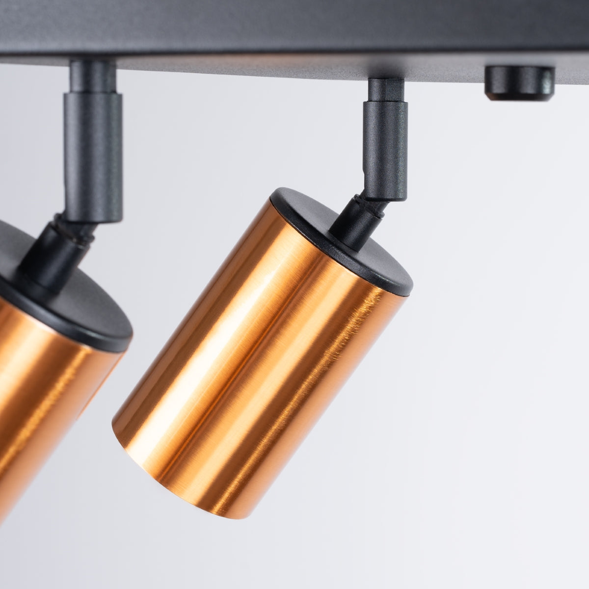 Deckenleuchte - Spot - Strahler WINX 4 schwarz & kupfer Sollux Lighting