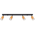 Deckenleuchte - Spot - Strahler WINX 4L schwarz & kupfer Sollux Lighting