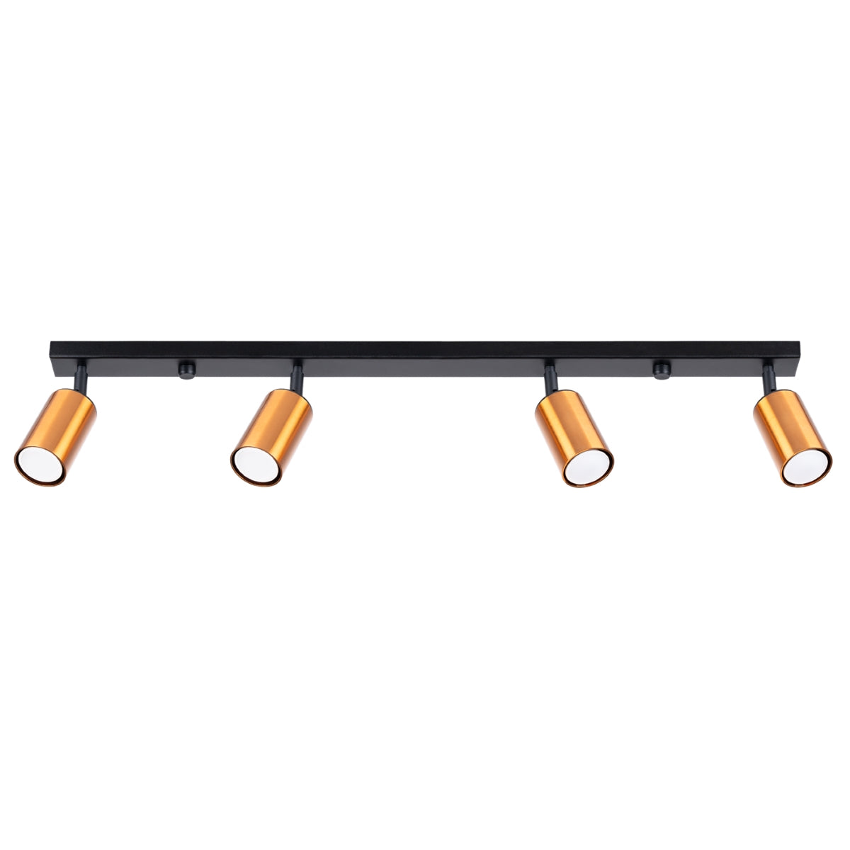 Deckenleuchte - Spot - Strahler WINX 4L schwarz & kupfer Sollux Lighting