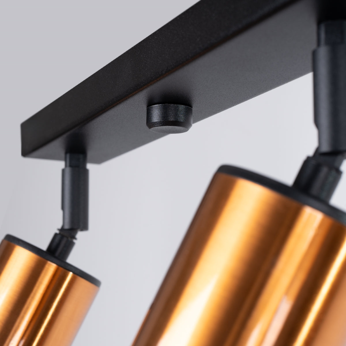 Deckenleuchte - Spot - Strahler WINX 4L schwarz & kupfer Sollux Lighting