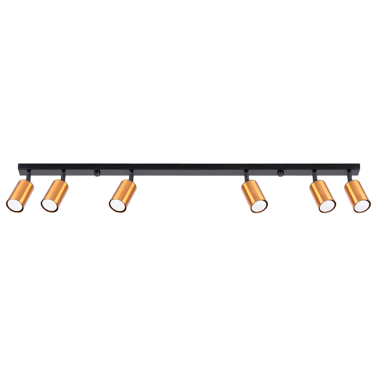 Deckenleuchte - Spot - Strahler WINX 6L schwarz & kupfer Sollux Lighting
