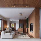 Wandleuchte WINX schwarz & gold Sollux Lighting