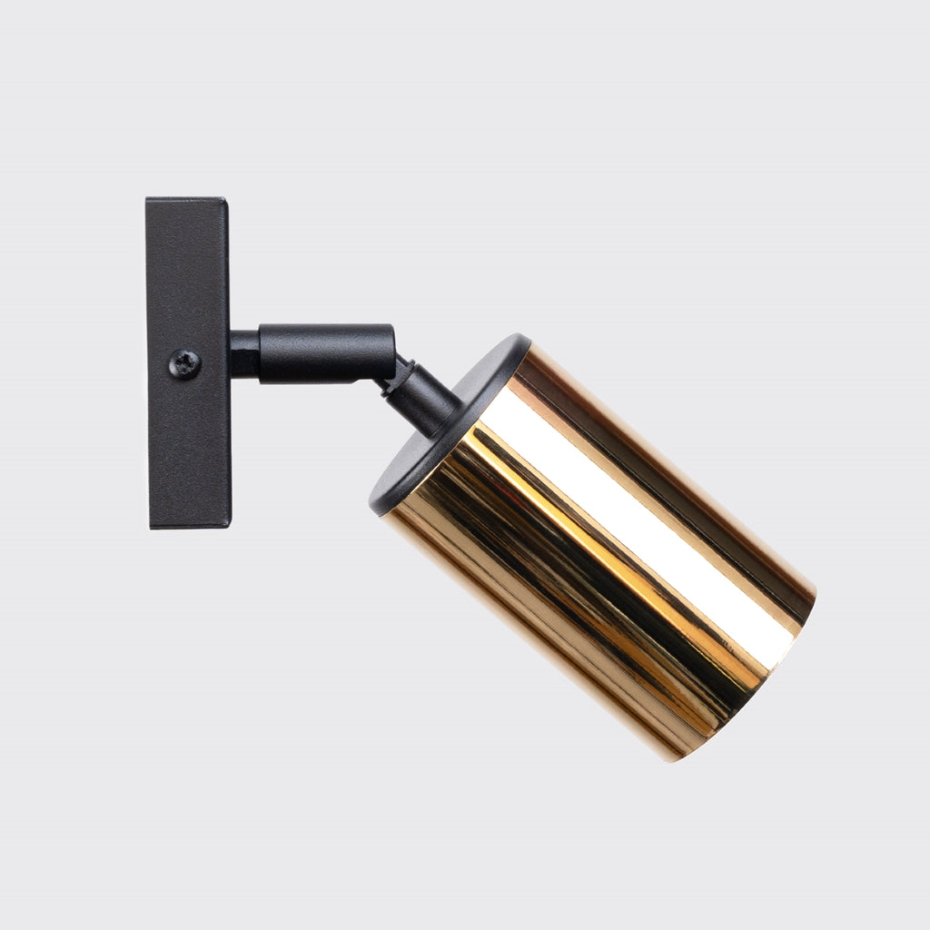 Wandleuchte WINX schwarz & gold Sollux Lighting