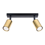 Deckenleuchte - Spot - Strahler WINX 2 schwarz & gold Sollux Lighting