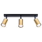 Deckenleuchte - Spot - Strahler WINX 3 schwarz & gold Sollux Lighting