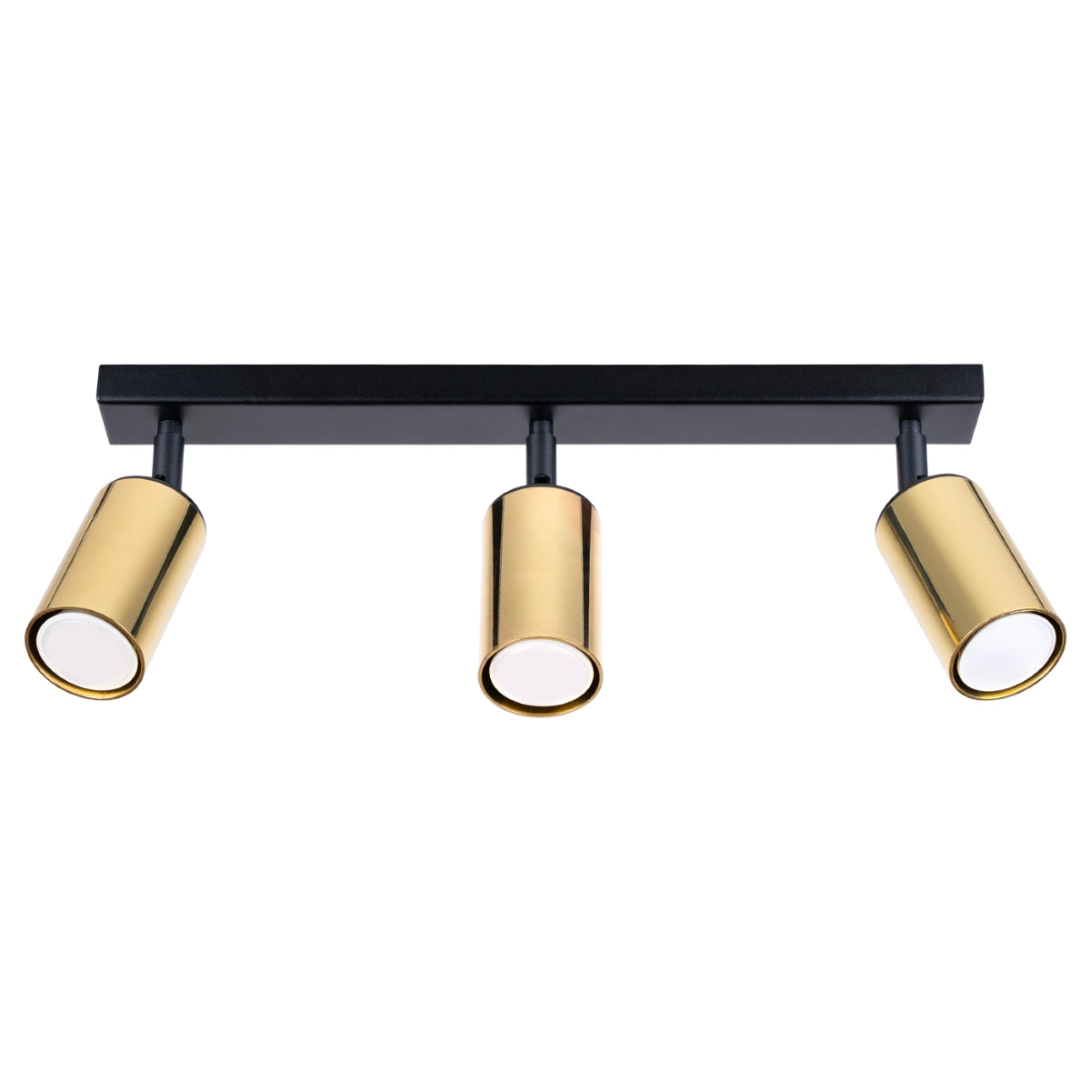 Deckenleuchte - Spot - Strahler WINX 3 schwarz & gold Sollux Lighting