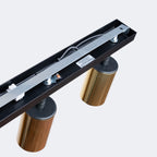 Deckenleuchte - Spot - Strahler WINX 3 schwarz & gold Sollux Lighting