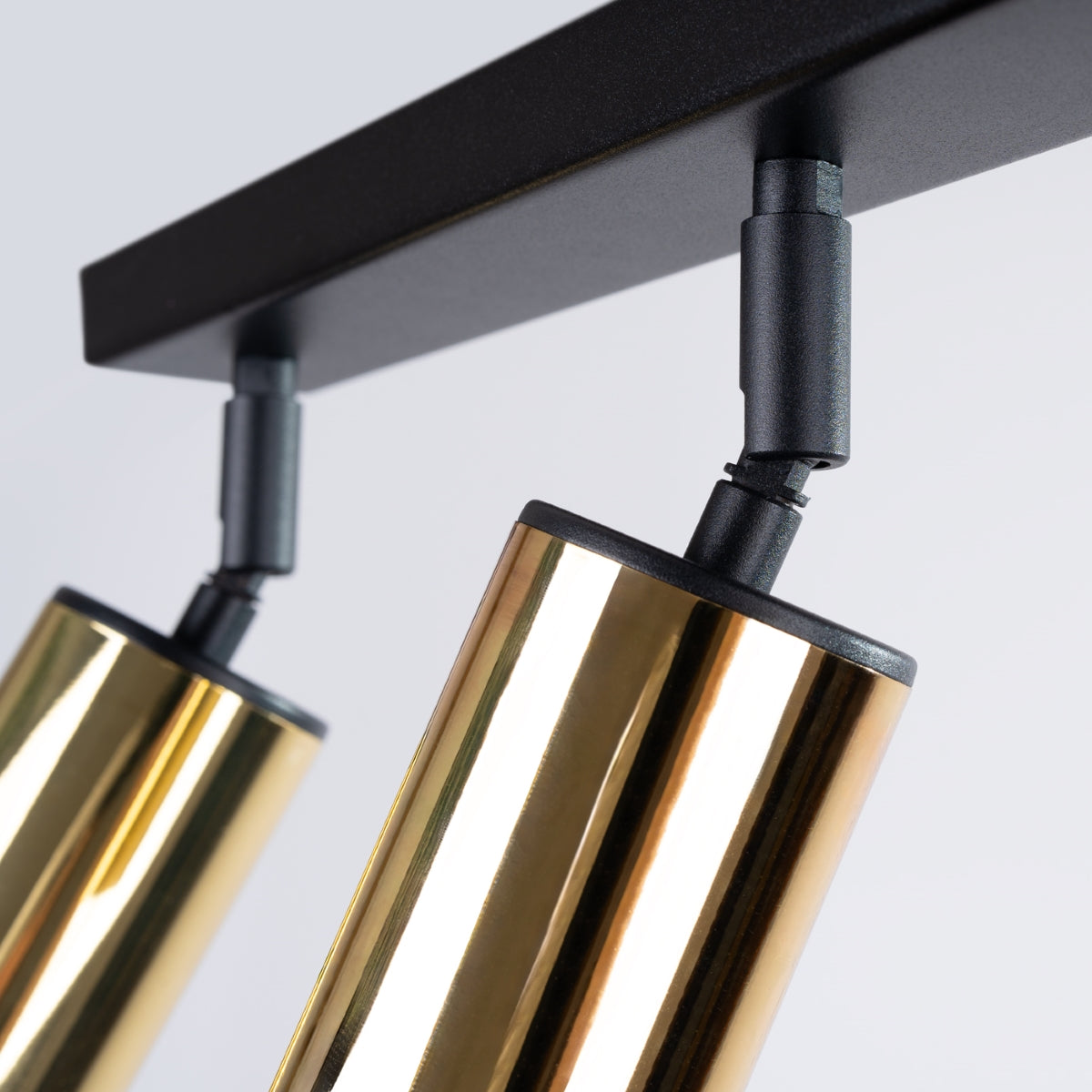 Deckenleuchte - Spot - Strahler WINX 3 schwarz & gold Sollux Lighting