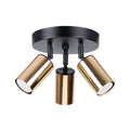 Deckenleuchte - Spot - Strahler WINX 3P schwarz & gold Sollux Lighting