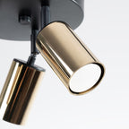 Deckenleuchte - Spot - Strahler WINX 3P schwarz & gold Sollux Lighting