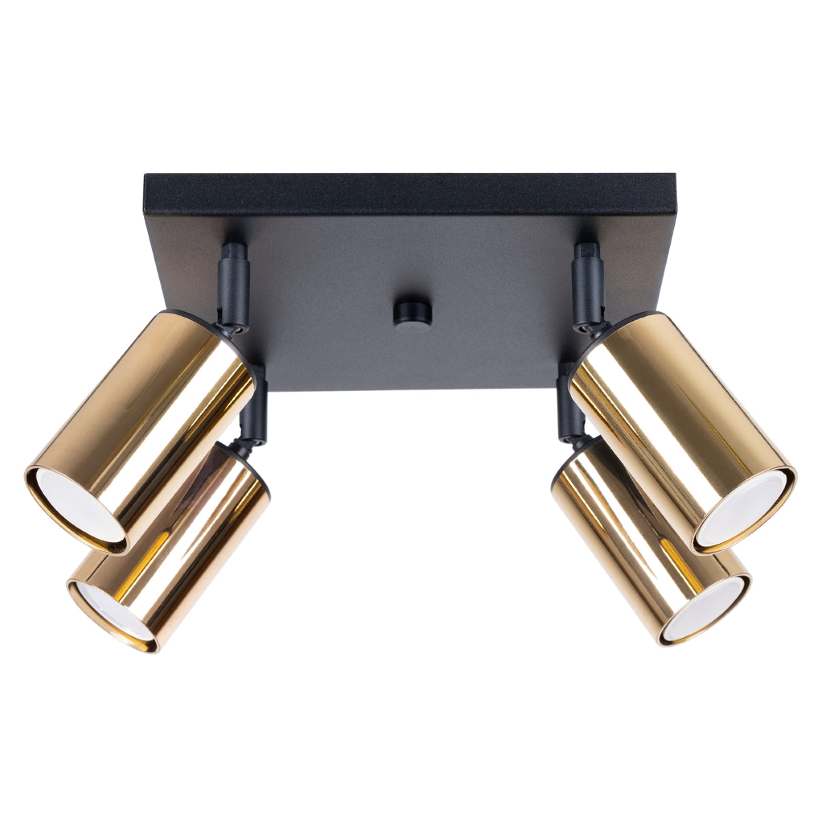 Deckenleuchte - Spot - Strahler WINX 4 schwarz & gold Sollux Lighting