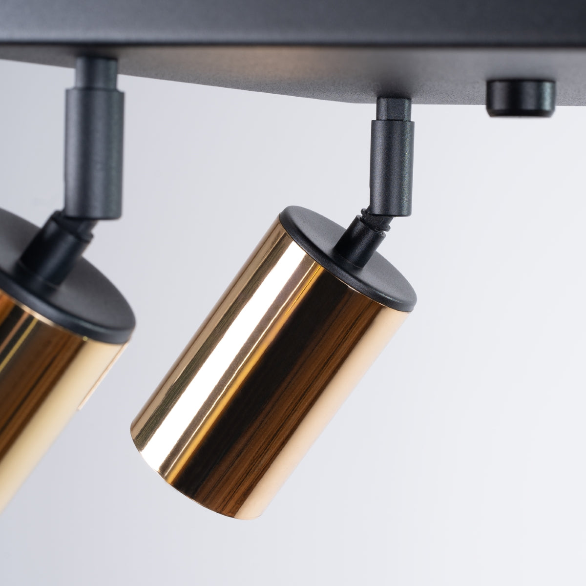 Deckenleuchte - Spot - Strahler WINX 4 schwarz & gold Sollux Lighting