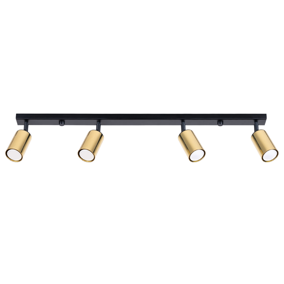 Deckenleuchte - Spot - Strahler WINX 4L schwarz & gold Sollux Lighting